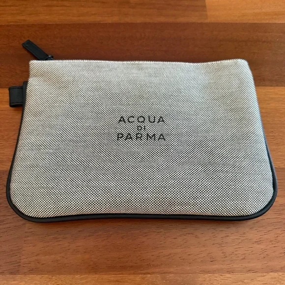Unused Aqua Di Parma x Air Canada Travel Pouch Cosmetic Case Accessory Zip Bag - Picture 1 of 4